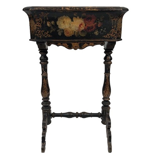 Jardinière bois noirci à - jardinière, en