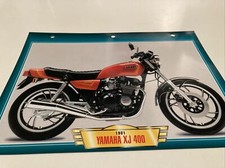 Yamaha XJ400 1981 400 XJ fiche carte moto passion collection Atlas 400XJ