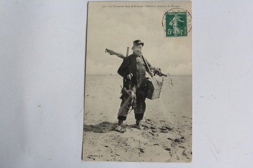 Cpa chasse baie - la, somme