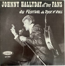 JOHNNY HALLYDAY 25 CM AU FESTIVAL DU ROCK N'ROLL REEDITION CD 1994 CLUB DIAL