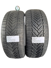 2 PNEUS D'OCCASION 205/55 R 16 91H MICHELIN HIVER M+S 5,5 MM DOT 2318