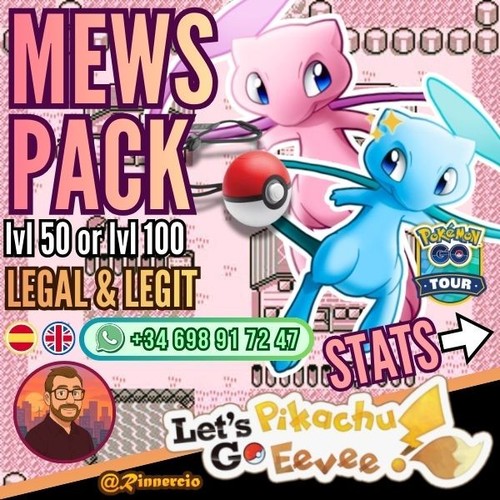 Pack mew poké - pack, plus