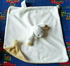 GP /   DOUDOU PLAT MOUTON BLANC BEIGE BURBERRY TARTAN GRELOT TTBE  