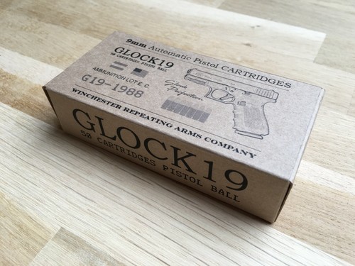 Empty box glock gen - 19,