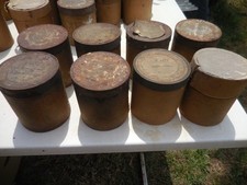 8 ANCIEN CYLINDRES GRAMOPHONE PHONOGRAPHE PATHE  boites vides