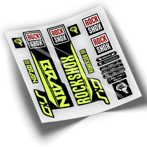 Stickers fourche rockshox - stickers,