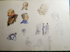 DESSIN AQUARELLE MILITAIRE