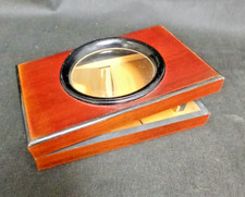Ancien  stéréoscope en bois à loupe unique UNIS-FRANCE