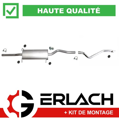 Echappement silencieux pour