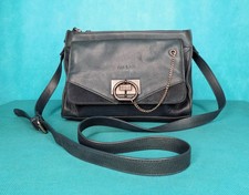 sac NAT & NIN  cuir bleu