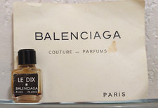 LE DIX - PARFUM 1 ML Sur Carte Vide de BALENCIAGA