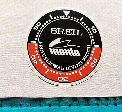 Autocollant breil manta montre - autocollant,