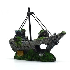 Decoration aquarium Bateau Aquarium Decoration Épaves Décoration Daquarium Dé...