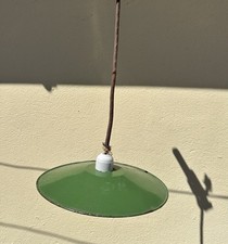 ABAT JOUR tôle émaillé vert