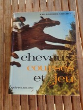 Chevaux courses et jeu par Sabatier avec photos - 1972