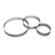 865105 Cercle à Entremet Emporte-pièce Inox hauteur 35 cm Ø 11 cm