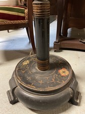 Lampadaire Laque Japonais Japon Art Deco Nouveau XIXeme Napoléon III Lampe