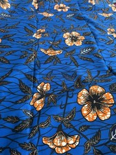 Coupons Tissus pagne wax imprimé africain 2 yards