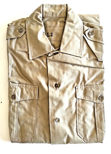 Chemise militaire beige - , l3