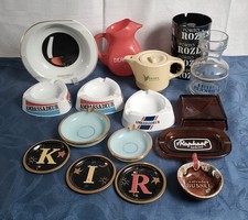 LOT 19 OBJETS PUBLICITAIRES de BAR CAFE Berger Pernod Hennessy Kriter Cointreau