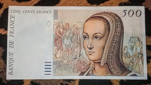 Billet 500 francs renaissance - billet,