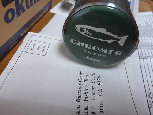 Okuma chromer cr250 reel - okuma,