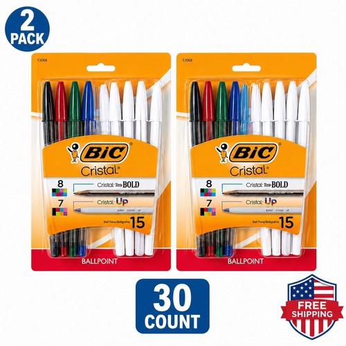 Bic cristal pens count 2 - cristal,