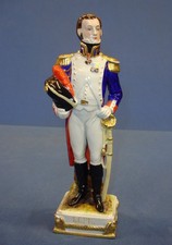  Porcelaine de Saxe.  Napoléon Bonaparte. Scheibe-Alsbach