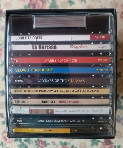 Boîte rangement pour cd - boîte,