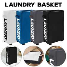 Panier À Linge Roulant Sur Roues Panier De Rangement Pliable 38L