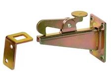 Blocage de Portail Arrêtoir de Porte Arrêt de Porte Support Jaune Galvanisé