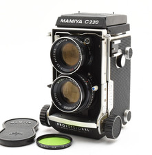 Objectif Blue Dot [N MINT- /Cap] Mamiya C220 Pro TLR Sekor DS 105 mm f/3,5...