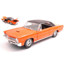 PONTIAC GTO HURST 1965 ORANGE 1:18 Maisto Auto Stradali Nouveau modèle