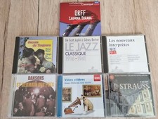 Lot de 7 cd jazz/valses/musique classique 