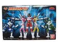 Lot de 5 figurines articulées Shodo Super Chodenshi Bioman Premium Bandai Neuf