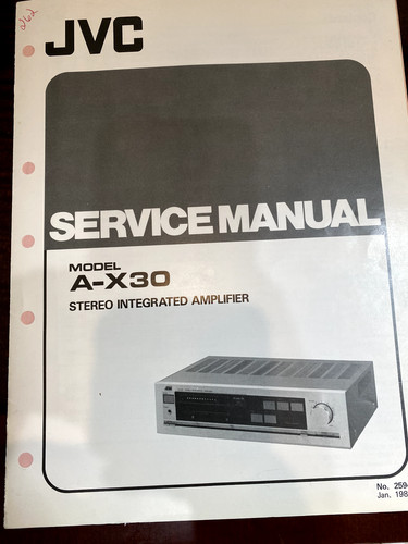 Jvc x30 ax30 amplifier - jvc,