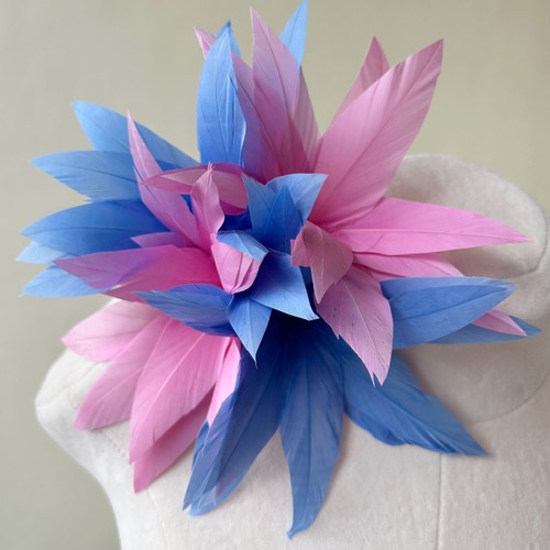 Fleurs plumes caille - en, de