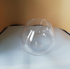 Bocal en verre pour poisson, art de la table ou jardin