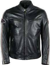Veste en cuir de moto de