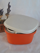 ?TUPPERWARE C37  Boite Multi Service Yaourtière Orange 3 Pièces Ancien TTBE