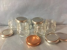6 MINI POTS DE CONFITURE VIDES