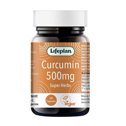 Lifeplan curcumin 500 60 - curcumin,
