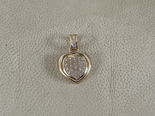 Pendentif coeur diamants 88 - pendentif,