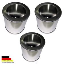 3 boîtes en fer blanc