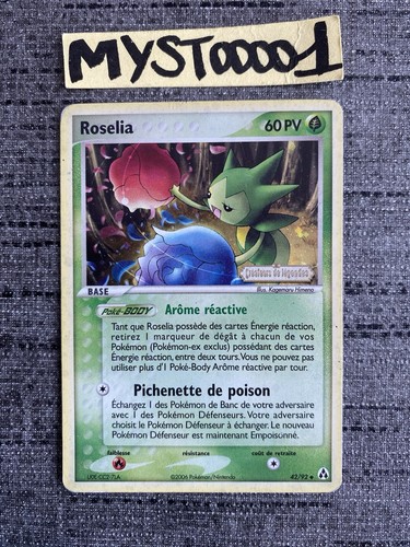 Carte pokémon roselia - carte,