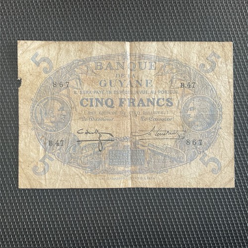 Guyane française francs - 5,