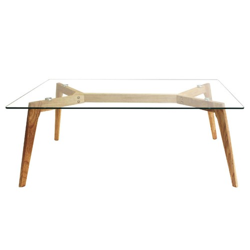 Table basse verre bois - table, &