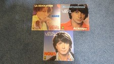 lot de 3  x  45 TOURS  hervé