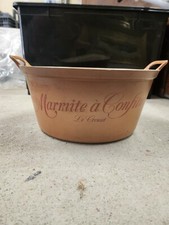Vintage Le Creuset - Grande marmite / bassine à confiture en fonte émaillée