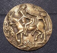 Médaille Ancienne Bronze Scène Erotique